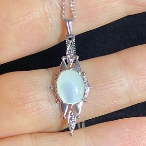 Vintage Silver St. GCC Chain Necklace